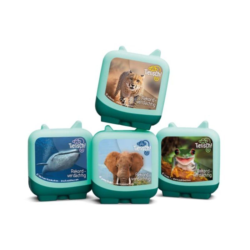 Clever Tonies: Tierisch! Rekordverdächtig Set (4 Tonies)