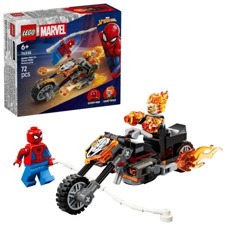 76335 Marvel Super Heroes Spider-Man vs. Ghost Rider auf seinem Motorrad