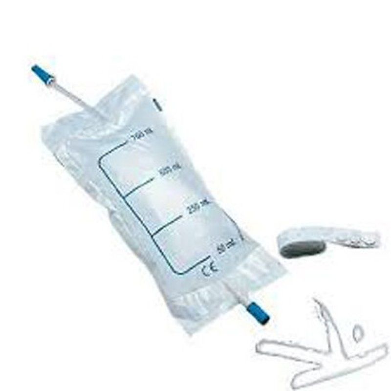 Safety Leg Urine Bag With Drain Valve 35cm Pack Of 10