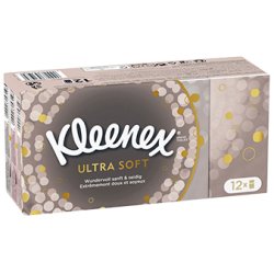 Kleenex Ultra Soft Facial Tissue Pocket Packs Pack Of 12 New