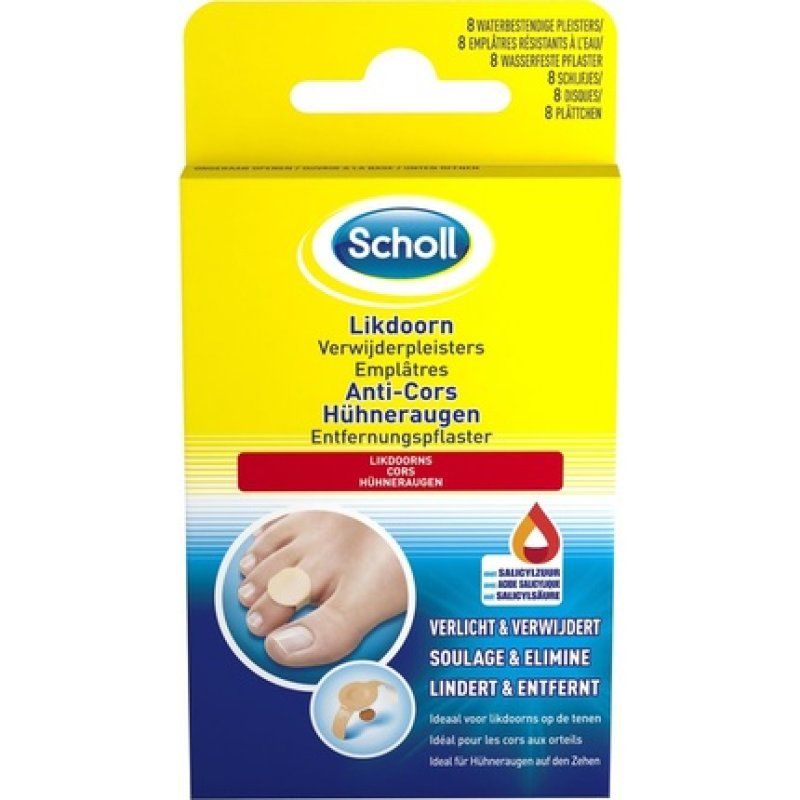Scholl Corn Removal Plaster - 8 Pcs