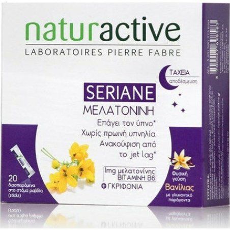 Naturactive Seriane Melatonin Dietary Supplement For Restful Sleep 20 Sachets