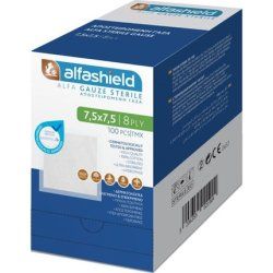 Karabinis Medical Alfashield Sterile Gauze 75 X 75 8ply 100 Pieces