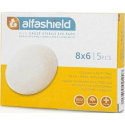 Karabinis Medical Alfashield Sterile Eye Pads 8x6 Cm Pack Of 5