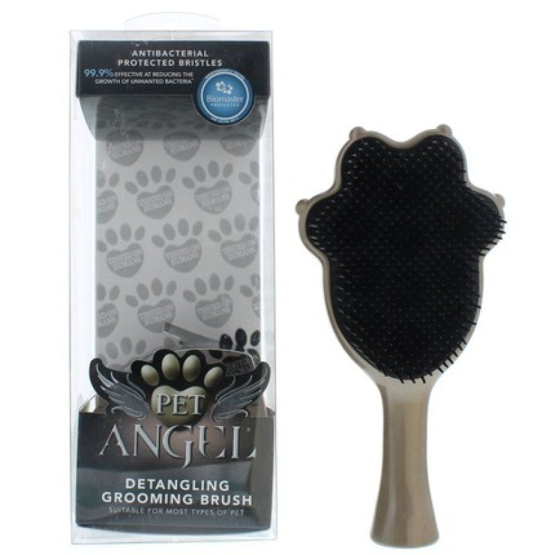 Richard Ward Pet Angel Hairbrush Grey Detangling Grooming Brush Unisex