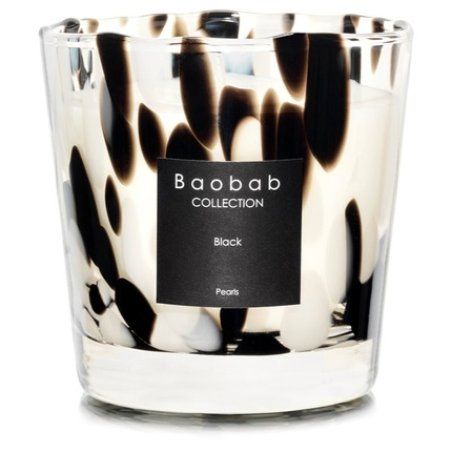 Baobab Pearls Black 65 Cm Scented Candle