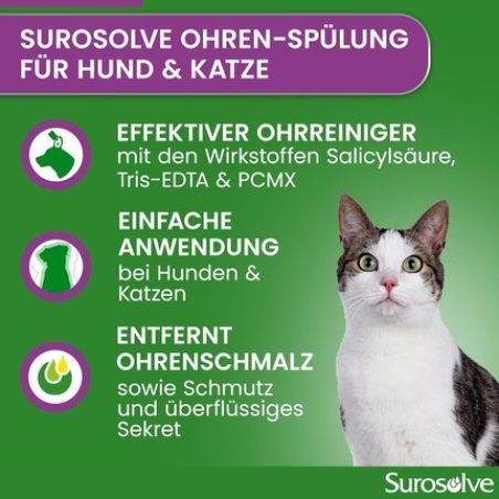 Fidavet Surosolve Ear Cleaner For Dogs And Cats 125ml