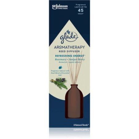Glade Aromatherapy Refreshing Energy Diffuser With Rosemary Juniper Berry Scent 80 Ml