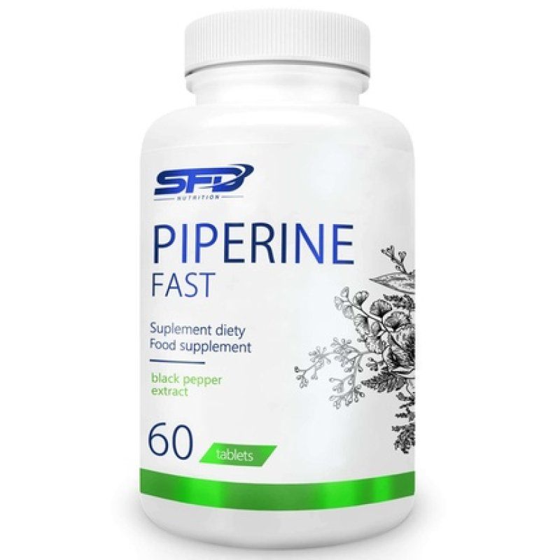 Sfd Piperine Fast 60 Tablets - Dietary Supplement For Weight Management