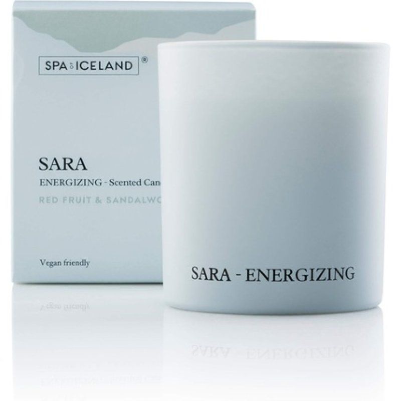 Spa Of Iceland Luxurious Scented Candles Sara Natural Relaxing Aromatherapy Candle With Citrus And Sandalwood Soy Wax