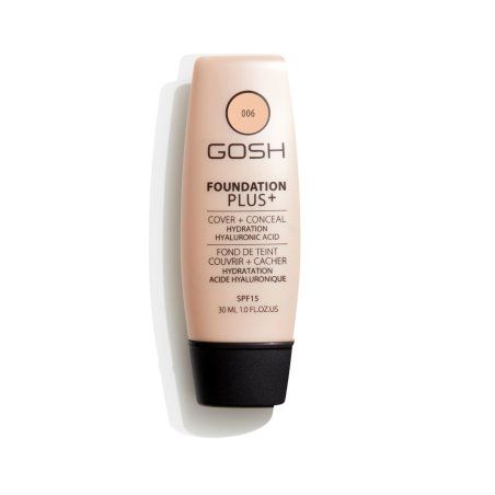 GOSH Foundation Plus Cover and Conceal SPF15 006 Honey 30ml