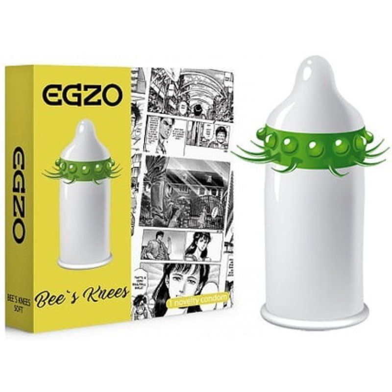 Bees Knees Soft Condom With Pleasurable Spikes 1 Piece