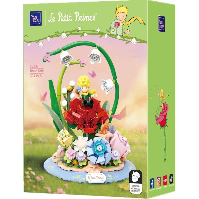 LE PETIT PRINCE - Conte de rose - Bloc de Construction 304 pcs
