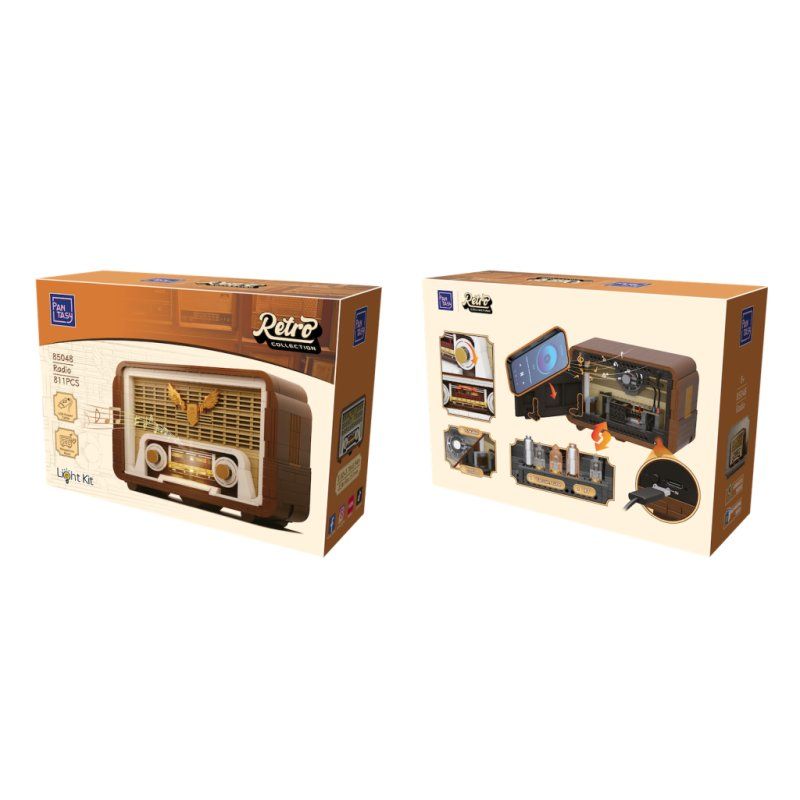 PANTASY - Radio - Bloc de Construction 811 pcs