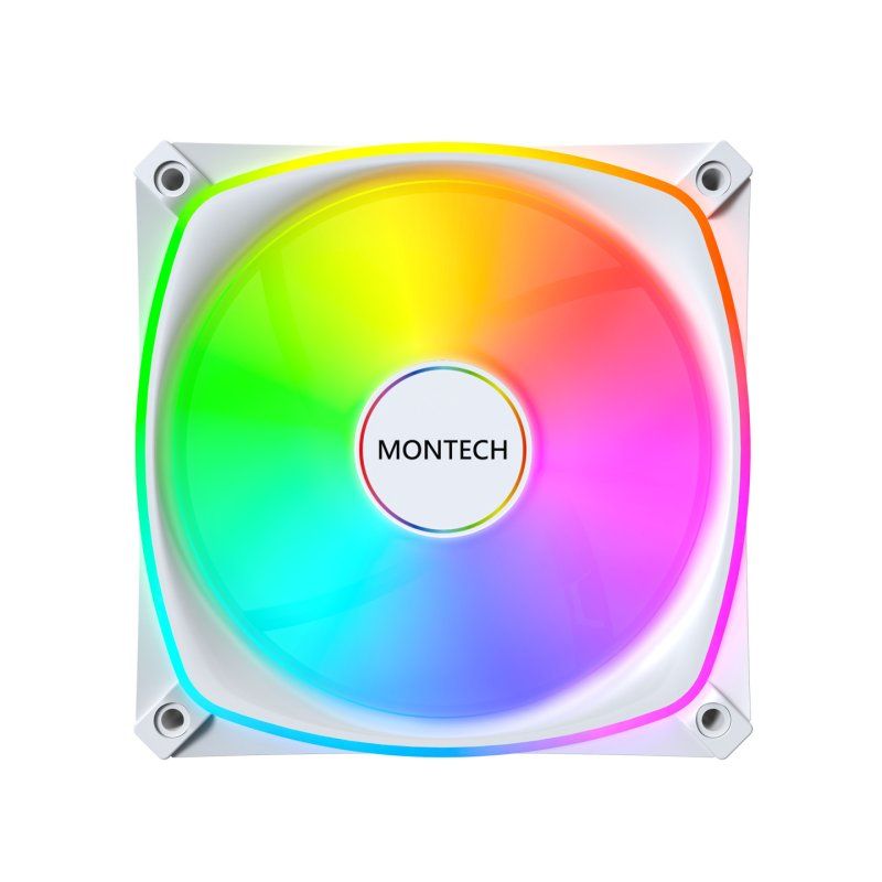 Montech RX120 PRO Computer case Fan 12 cm White 3 pc(s)
