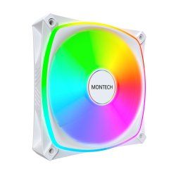 Montech RX120 PRO PWM Reverse Lüfter, ARGB - 120mm, weiß