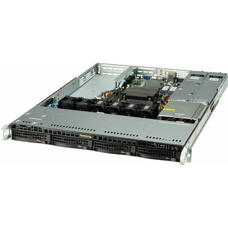 Server Supermicro Barebone UP SuperServer 1U Single Sockel 1200 SYS-510T-WTR-EU