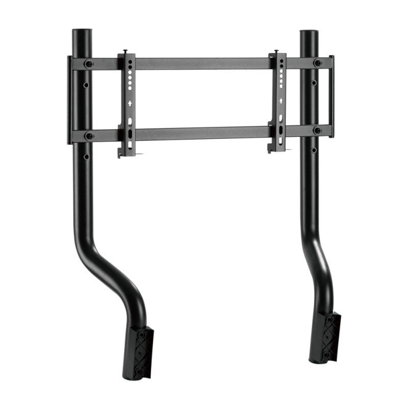 RES-TECH Simply Single Monitor Stand Integrated, VESA-kompatible Monitorhalterung - schwarz