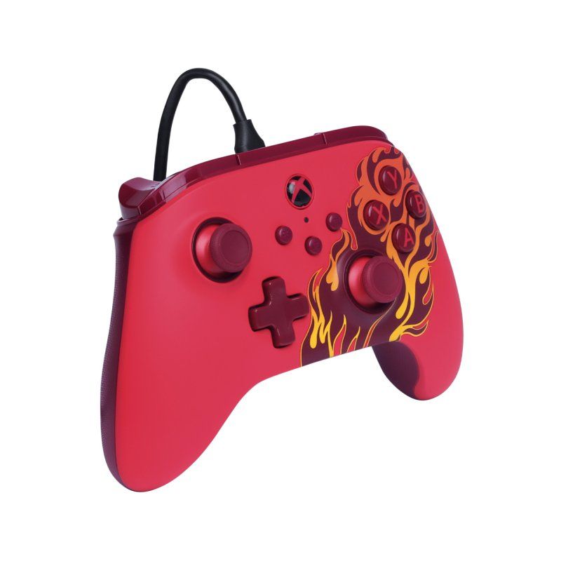PowerA Manette filaire Advantage pour Xbox Series X|S - Flammes rouges