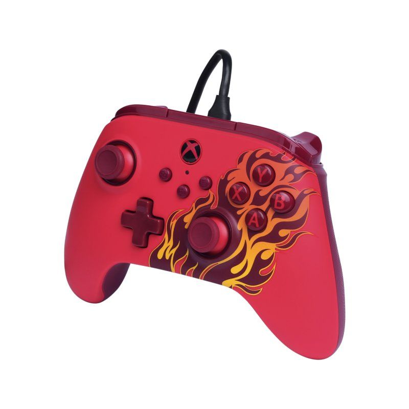 PowerA Manette filaire Advantage pour Xbox Series X|S - Flammes rouges