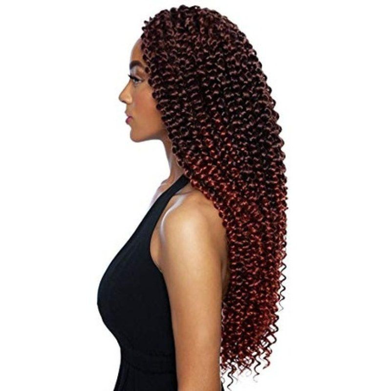 Afri Naptural Caribbean Crochet Braid Cb1806 Water Wave 18 T1b30