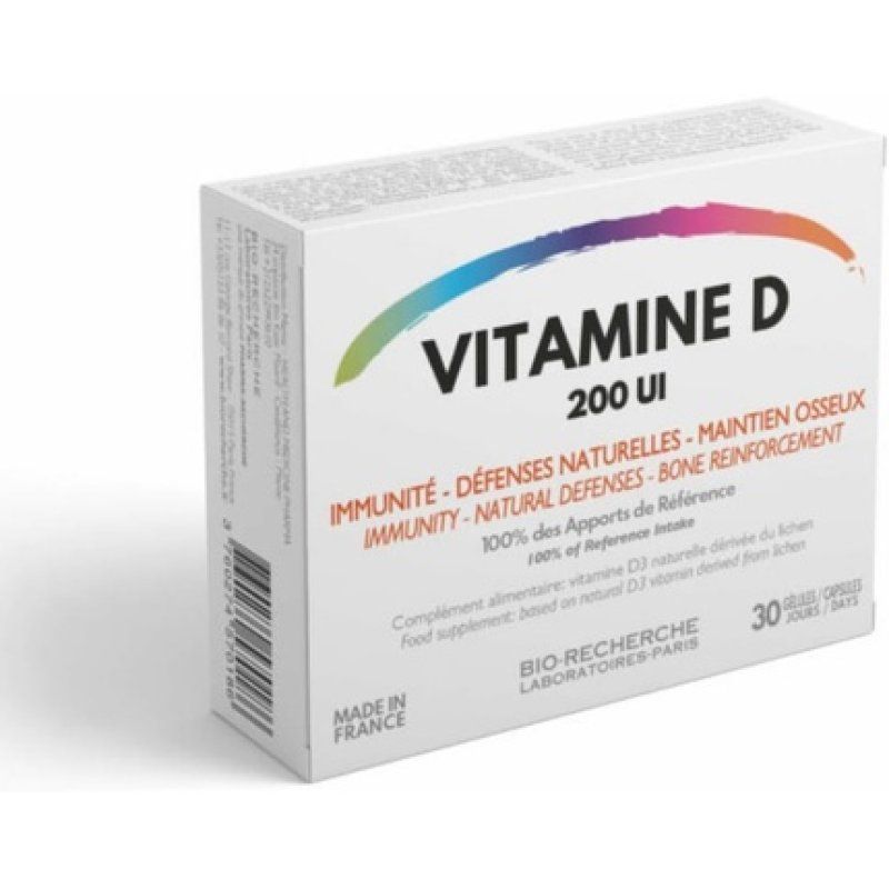 Vitamin D 200 IU Dietary Supplement Derived from Lichen
