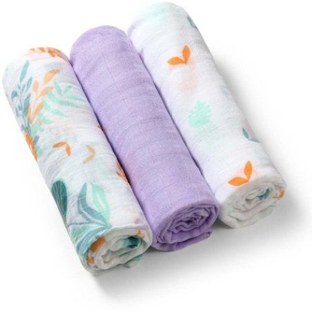 Babyono Natural Bamboo Diapers Purple Pack Of 3
