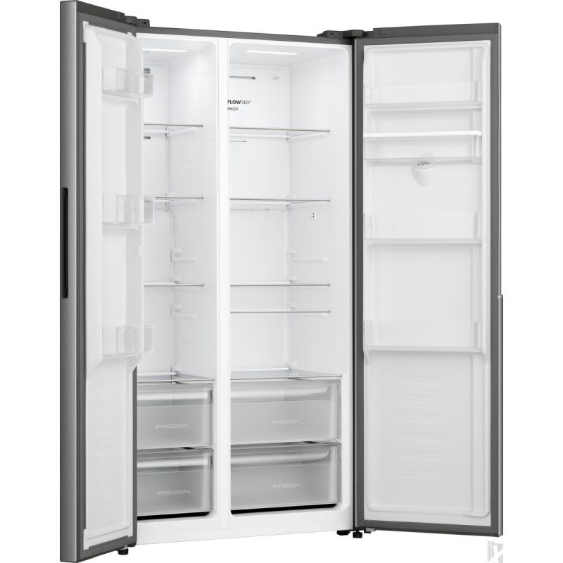 Gorenje NRS917E41XWD side-by-side refrigerator Freestanding 541 L Stainless steel