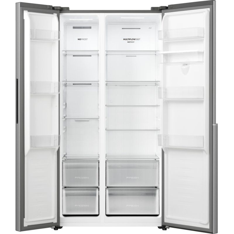 Gorenje NRS917E41XWD side-by-side refrigerator Freestanding 541 L E Stainless steel