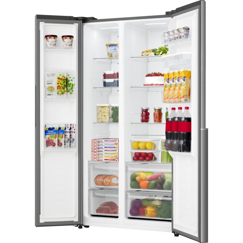 Gorenje NRS917E41XWD side-by-side refrigerator Freestanding 541 L Stainless steel