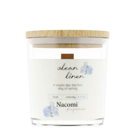 Clean Linen Soy Candle 140g Nacomi