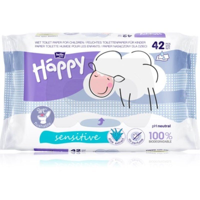 Bella Baby Happy Sensitive Wet Wipes For Babies 42 Wipes