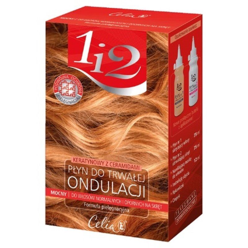 Celiaset Keratin Permanent Wave Liquid With Ceramides 75ml Curling Liquid 75ml Curl Fixing Liquid 12ml Moisturizing