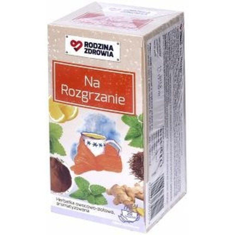 Rodzina Zdrowia Na Rozgrzanie Herbs For Brewing 20 Sachets With Long Expiry Date