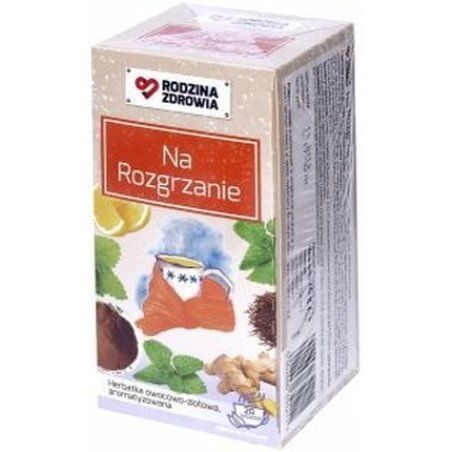 Rodzina Zdrowia Na Rozgrzanie Herbs For Brewing 20 Sachets With Long Expiry Date