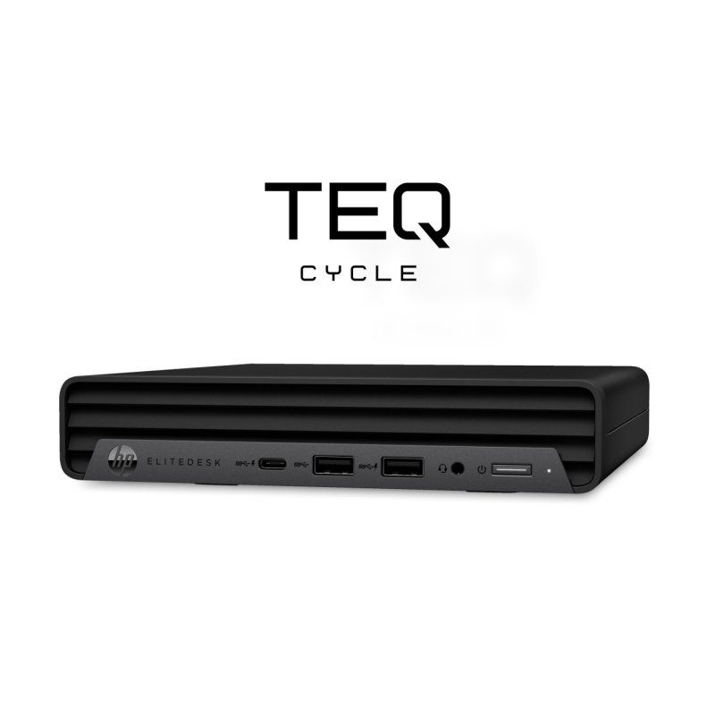 Teqcycle HP Elitedesk 800 G6 Intel Core™ i5 i5-10500T 16 Go DDR4-SDRAM 256 Go SSD Windows 11 Pro MFF Mini PC Noir
