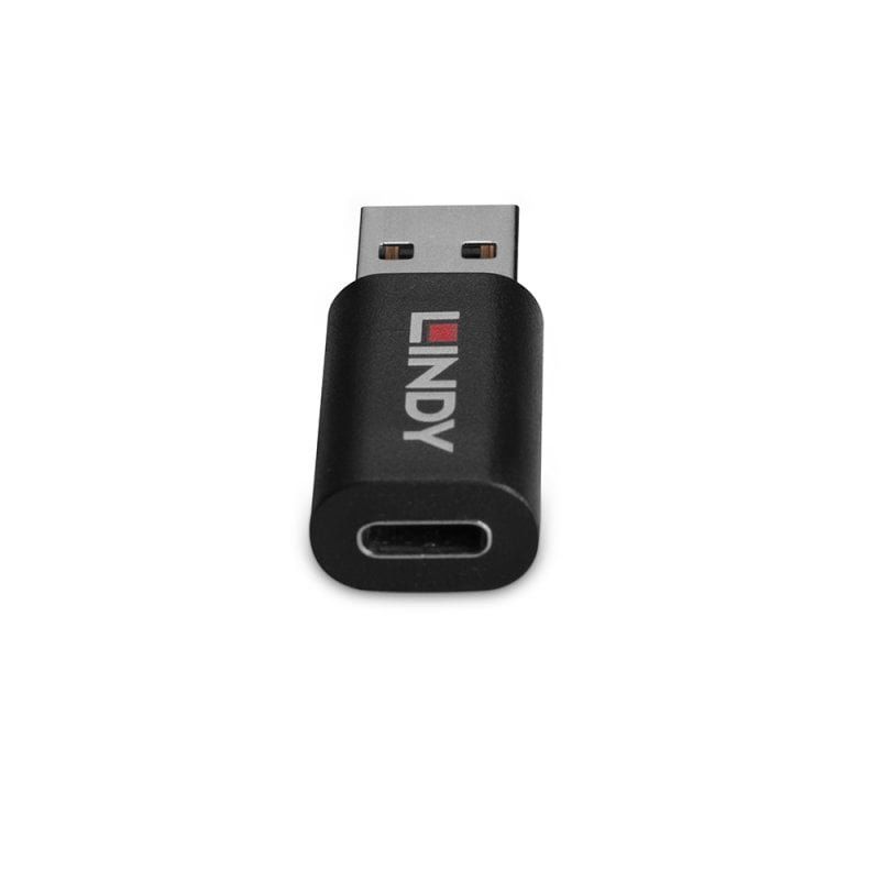 Lindy Bloqueur de données USB 2.0 Type A vers C