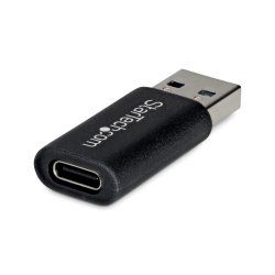 StarTech.com Adaptateur USB-A vers USB-C, Convertisseur USB-A Mâle vers USB-C Femelle, USB 10Gbps, 5V 900mA,