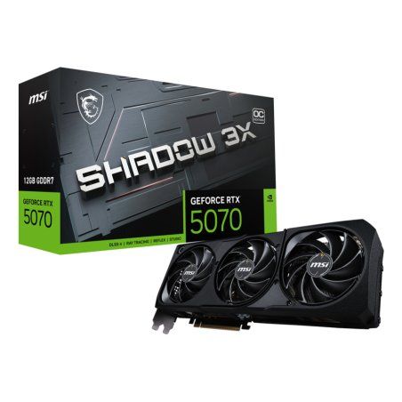MSI GeForce RTX 5070 12G SHADOW 3X OC NVIDIA 12 Go GDDR7