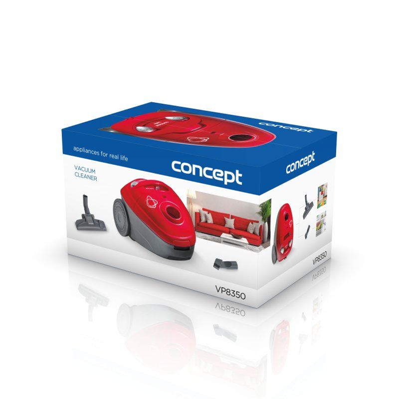 Concept VP8350 Aspirateur 1,8 L Aspirateur réservoir cylindrique Sec 700 W Sac à poussière