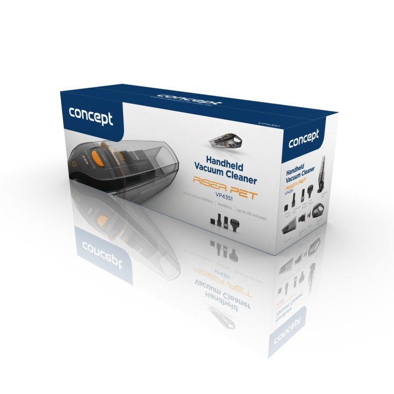 Concept VP4351 aspirateur de table Noir Sans sac