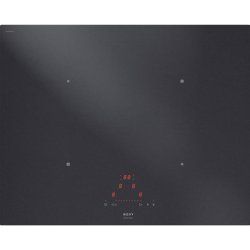 Table Novy Comfort Induction Matte Line verre noir mat 650 x 520mm - 4 *