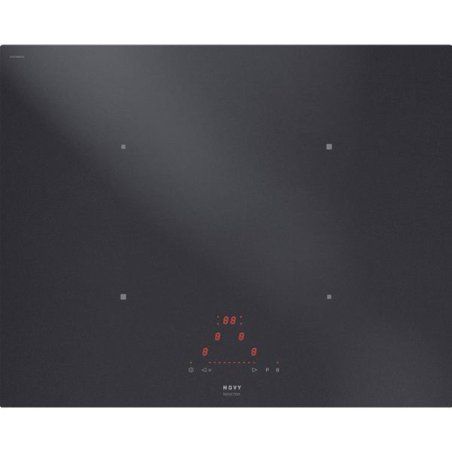 Table Novy Comfort Induction Matte Line verre noir mat 650 x 520mm - 4 *