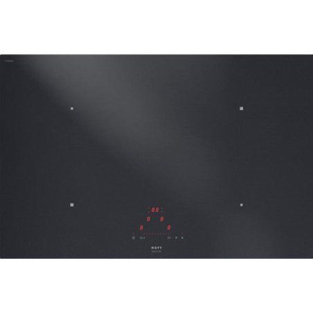 Table Novy Comfort Induction Matte Line verre noir mat 800 x 520mm - 4 *