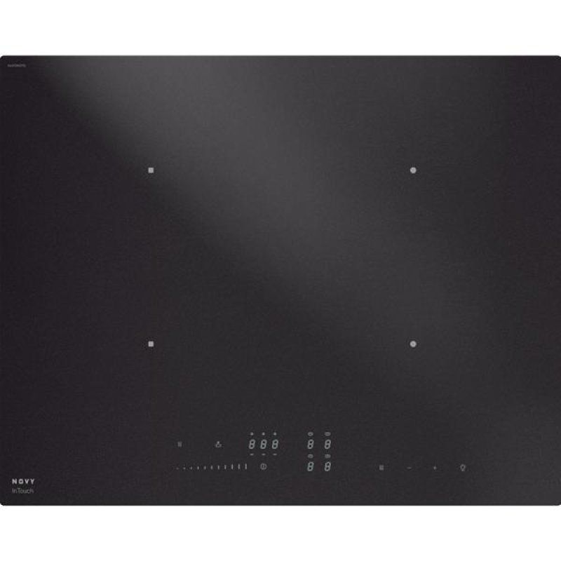 Table Novy Power Induction Matte Line verre noir mat 650 x 520mm - 4 fo *