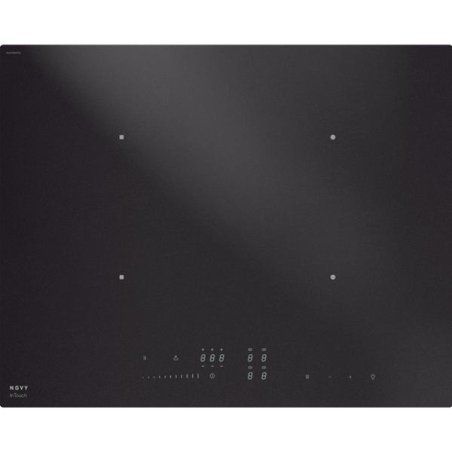 Table Novy Power Induction Matte Line verre noir mat 650 x 520mm - 4 fo *