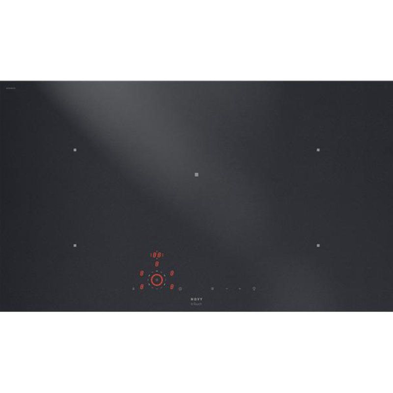 Table Novy Comfort Induction Matte Line verre noir mat 900 x 520mm - 5 *