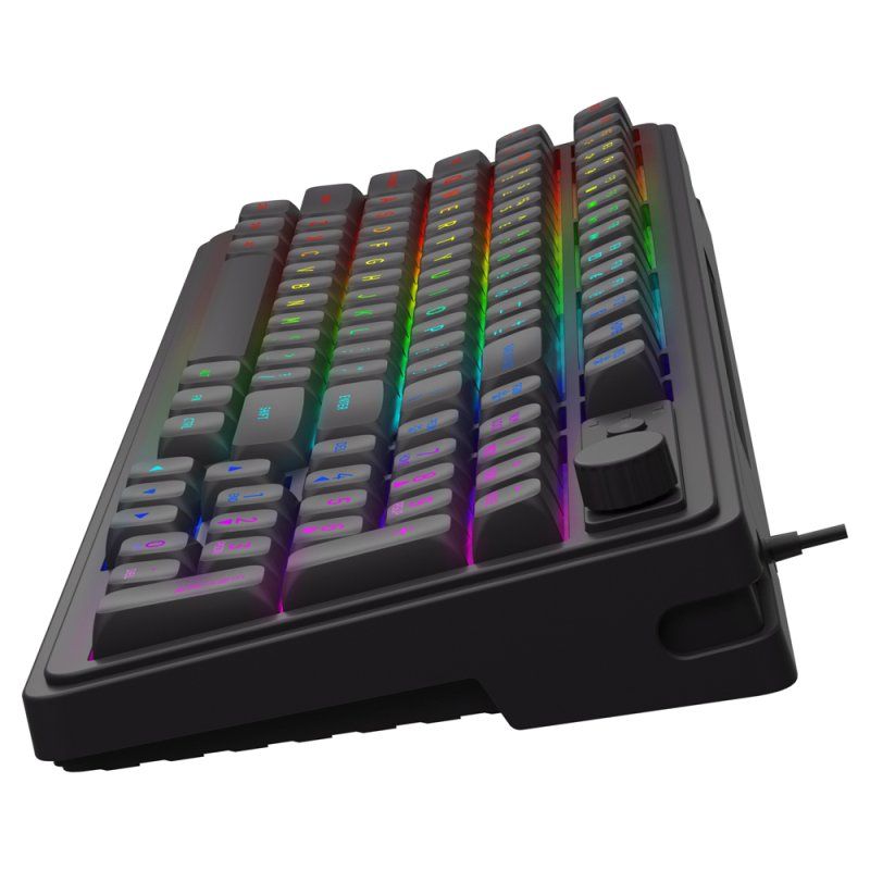 Savio Galaxis clavier Gaming USB QWERTY Anglais américain Noir