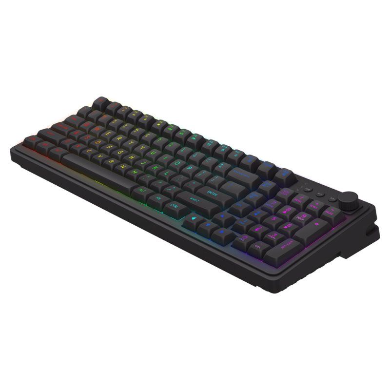 Savio Galaxis clavier Gaming USB QWERTY Anglais américain Noir