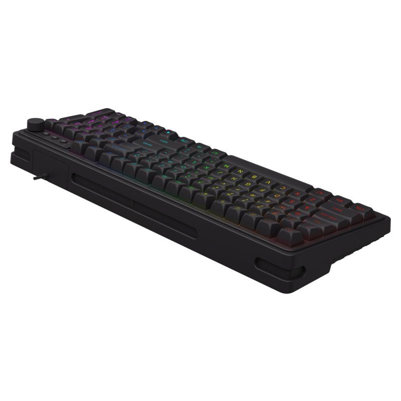 Savio Galaxis clavier Gaming USB QWERTY Anglais américain Noir